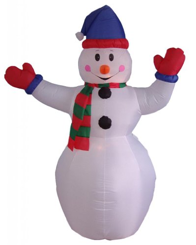 6 Foot Christmas Inflatable Snowman Yard Decoration